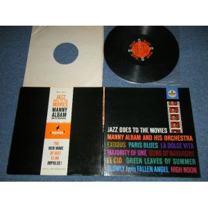 画像: MANNY ALBAM and His ORCHESTRA - JAZZ GOES TO THE MOVIES  ( Ex/Ex+++) /  1962 US AMERICA ORIGINAL "ORANGE with BLACK RING Label" STEREO Used LP