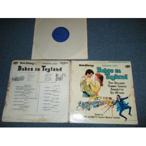 画像: OST BABES IN TOYLAND - RAY BOLGER,TOMMY SANDS,ANNETTE,ED WYNN  ( VG++/Ex+++) / 1961 US AMERICA ORIGINAL STEREO  Used LP