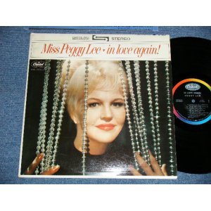 画像: PEGGY LEE -  IN LOVE AGAIN  ( Ex+++/Ex+++) / 1963 US AMERICA ORIGINAL 1st  Press "BLACK With RAINBOW 'CAPITOL' Logo on TOP  Label"  STEREO Used LP 