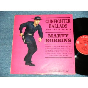 画像: MARTY ROBBINS -  GUNFIGHTER BALLADS AND TRAIL SONGS  (  Ex+/Ex++ Looks:Ex ) / 1960's  US AMERICA 2nd Press "2 Eyes GUARANTEED HIGH FIDELITY on Bottom Label" MONO Used LP 