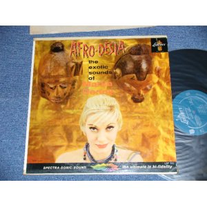 画像: MARTIN DENNY -  AFRO-DESIA : THE EXOTIC SOUNDS OF ( Ex/Ex++ Looks:Ex+++)   / 1959 US AMERICA ORIGINAL "1st Press TURQUOISE Label" MONO Used   LP  