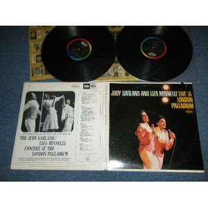 画像: JUDY GARLAND and LIZA MINNELLI - "LIVE" AT THE LONDON PALLADIUM  ( Ex++/MINT-) / 1965 US AMERICA ORIGINAL 1st Press "BLACK with RAINBOW Ring 'CAPITOL' Logo on Top Label" MONO Used 2-LP's 