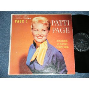 画像: PATTI PAGE - PAGE 1 ( Ex/Ex++ Looks:Ex+++)  /1955  US AMERICA ORIGINAL "BLACK with SILVER Print Label"  MONO  Used LP