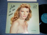 画像: JULIE LONDON - JULIE IS HER NAME ( DEBUT ALBUM )( Matrix # B-D12/B-D18) (Ex+/Ex+++ ) / 1956 US AMERICA ORIGINAL MONO "1st Press LIBERTY Credit Front Cover""2nd Press Un-Glossy Jacket " "2nd Press BACK Cover" "1st PRESS Turquoise Color LABEL" Used LP  