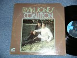 画像: ELVIN JONES - COALITION  ( Ex/Ex+++ Looks:MINT-) / 1970 US AMERICA ORIGINAL "BLACK with Light BLUE on Left  Label"  Used LP  