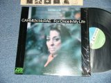 画像: CARMEN McRAE -  FOR ONCE IN MY LIFE ( Ex+++/Ex+++ )  /  1967 US AMERICA ORIGINAL "GREEN and BLUE Label" STEREO Used LP 