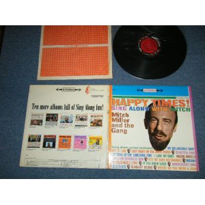 画像: MITCH MILLER and His GANG - HAPPY TIMES! SING ALONG WITH MITCH (Ex+++/MINT- )  / 1959 US AMERICA ORIGINAL STEREO "6 EYE'S LABEL"  Used LP