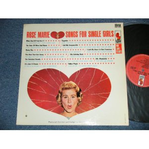 画像: ROSE MARIE - SONGS FRO SINGLE GIRLS ( Ex++/MINT-) / 1964  US AMERICA ORIGINAL STEREO Used  LP 