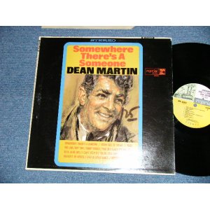 画像: DEAN MARTIN -  SPMEWHERE THERE'S A SOMEONE  ( Ex+/MINT-  BB)  / 1966  US AMERICA ORIGINAL   1st press "MULTI-COLOR Label" STEREO  Used LP