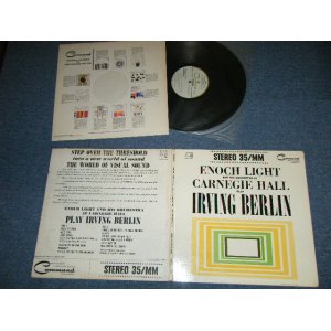 画像: ENOCH LIGHT - AT CARNEGIE HALL PLAY IRVING BERLIN ( Ex++/Ex+++ : EDSP ) / 1962 US AMERICA ORIGINAL STEREO  Used  LP  