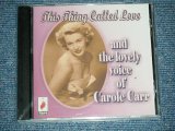 画像: CAROLE CARR - THIS THING CALLED LOVE and THE LOVELY VOICE OF CAROLE CARR ( SEALED ) / 2014 UK ENGLAND  "BRAND NEW SEALED"  CD