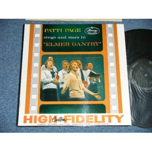 画像: PATTI PAGE - SINGS and STARS IN ELMER GANTRY ( MINT-, Ex+++/MINT- )  /1960 US AMERICA ORIGINAL "BLACK with SILVER Print Label" MONO Used LP