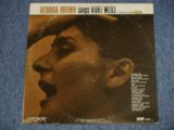 画像: GEORGIA BROWN - Sings KURT WEILL   (  Ex+/Ex+++)  / 1961 UK EXPORT US AMERICA ORIGINAL MONO Used LP 