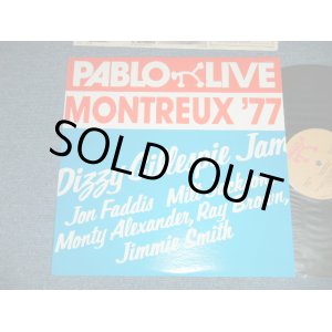 画像: DIZZY GILLESPIE, JAN FADDIS, MILT JACKSON, MONTY ALEXANDER, RAY BROWN, JIMMIE SMITH - PABLO LIVE MONTREUX '77 (MINT-/MINT)  / 1974 US AMERICA ORIGINAL  Used LP 