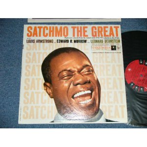 画像: LOUIS ARMSTRONG - SATCHMO THE GREAT ( Ex++MINT- )  / 1957 US AMERICA  ORIGINAL " 6 EYES with RED  LABEL" MONO Used LP  