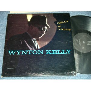 画像: WYNTON KELLY - KELLY AT MIDNITE  (Ex++/MINT-)  / 1960's US AMERICA REISSUE  "BLACK Lbel with All SILVER PRINT LabeL" Used LP 