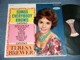 画像: TERESA BREWER - SONGS EVERYBODY KNOWS  ( MINT-/Ex+++) / 1961 US AMERICA ORIGINAL STEREO Used LP  