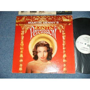 画像: MARTIN DENNY -  EXOTIC PERCUSSION (Ex++/Ex++)   / 1961 US AMERICA ORIGINAL "WHITE LABEL PROMO"  MONO Used   LP  