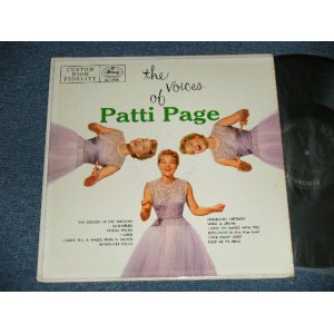 画像: PATTI PAGE - THE VOICES OF PATTI PAGE (Ex++/Ex++ Looks:Ex+++ /1955 US ORIGINAL 1st Press "BLACK With SILVER PRINT Label" MONO Used LP