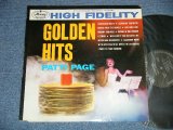 画像: PATTI  PAGE - GOLDEN HITS (Ex,VG+++/Ex++ Looks:Ex+ ) / 1960 US ORIGINAL 1st Press "BLACK with Silver Print Label"  MONO Used LP 