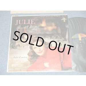 画像: JULIE LONDON - JULIE ... AT HOME  ( Ex/MINT-  EDSP) / 1960 US AMERICA ORIGINAL "MULTI COLOR Label" STEREO Used  LP 