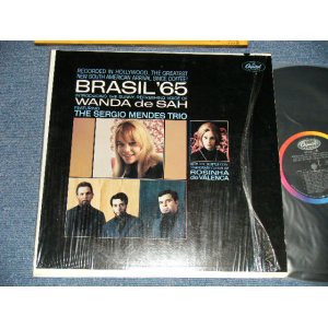 画像: The SERGIO MENDES TRIO MANDA de SAH, ROSINHA de VALENCA - BRASIL '65  ( MINT-/Ex+++ Looks:Ex++) / 1965 US AMERICA ORIGINAL "BLACK with RAINBOW Label"  MONO Used LP 