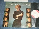 画像: JUDY HOLLIDAY - TROUBLE IS A MAN  (Ex++/MINT-)  / 1959 US AMERICA ORIGINAL "WHITE LABEL PROMO" 1st Press  "6 EYES Label"  MONO Used  LP