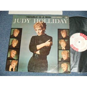 画像: JUDY HOLLIDAY - TROUBLE IS A MAN  (Ex++/MINT-)  / 1959 US AMERICA ORIGINAL "WHITE LABEL PROMO" 1st Press  "6 EYES Label"  MONO Used  LP