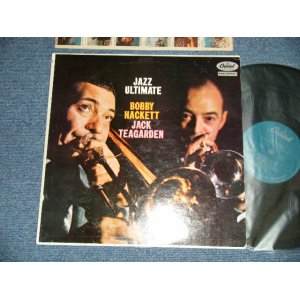 画像: BOBBY HACKETT + JACK TEAGARDEN - JAZZ ULTIMATE ( Ex++/Ex+++ EDSP, Tape Seam )  / 1958  US ORIGINAL ORIGINAL 1st Press "TURQUOISE Label" MONO  Used LP