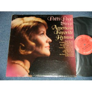 画像: PATTI PAGE -  SINGS AMERICA'S FAVORITE HYMNS  ( Ex+/MINT-) /1966 US AMERICA ORIGINAL 360 Sound Label  MONO Used LP  