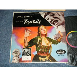 画像: YMA SUMAC - VOCIE OF THE XTABAY (Ex++, Ex-/Ex+++ Looks:MINT-)  / 1962 Version  USAMERICA   2nd Press "BLACK With RAINBOW & CAPITOL Logo on TOP" Label MONO Used  LP 