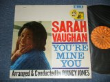 画像: SARAH VAUGHAN - YOU'RE MINE YOU (Ex+++/MINT-) / 1960's  US AMERICA 2nd Press "ORANGE & YELLOW ROULETTE Label"  STEREO  Used LP