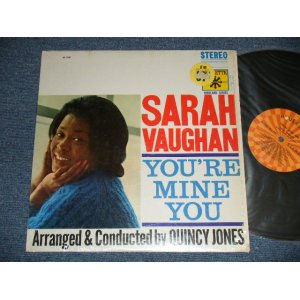 画像: SARAH VAUGHAN - YOU'RE MINE YOU (Ex+++/MINT-) / 1960's  US AMERICA 2nd Press "ORANGE & YELLOW ROULETTE Label"  STEREO  Used LP