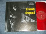 画像: DAVE BRUBECK QUARTET - BRUBECK DESMOND : Featuring PAUL DESMOND  (Ex+++, Ex/Ex++ WOBC ) / 1956 US AMERICA REISSUE "Of 3-5 19582 Album pf 10"" "RED WAX Vinyl"  Used LP 