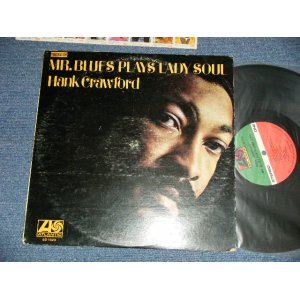 画像: HANK CRAWFORD - MR. BLUES PLAYS LADY SOUL ( Ex+/VG+++ Looks:VG)   / 1969 US AMERICA ORIGINAL 1st Press "GREEN & RED  with 1841 BROADWAY Label" Used LP 