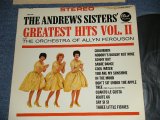 画像:  THE ANDREWS SISTERS - THE  ANDREWS SISTERS' GREATEST HITS VOL.II (Ex+/MINT-) / 1963  US ORIGINAL STEREO  Used  LP