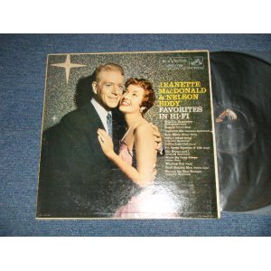 画像: JEANETTE MacDONALD & NELSON EDDY - FAVORITES IN HI-FI  (Ex/Ex++ A-1:Ex- STOBC,  EDSP)  / 1959  US AMERICA ORIGINAL MONO Used LP 