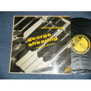 画像: The GEORGE SHEARING Quintet - YOU'RE HEARING (Ex++/Ex++ Looks:Ex+  WOBC, EDSP, )  / 1955 US AMERICA ORIGINAL MONO Used  LP 