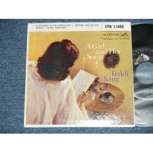 画像: TEDDI KING - A GIRL AND HER SONG  (Ex++/MINT- )   / 1957 US AMERICA ORIGINAL Used 7" 45 rpm EP With PICTURE SLEEVE 