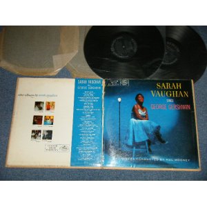 画像: SARAH VAUGHAN - SINGS GEORGE GERSHWIN (VG++/Ex+++ EDSP)  / 1957  US AMERICA ORIGINAL "BLACK with SILVER Print  Label" MONO Used 2-LP