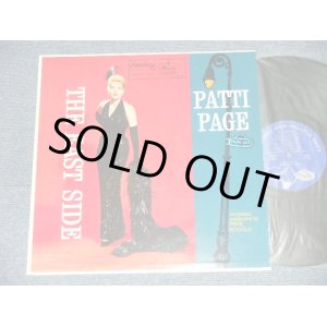 画像: PATTI PAGE - THE EAST SIDE(Ex+++/Ex+++)  /1957 US AMERICA ORIGINAL 1st Press "BLUE With SILVER PRINT Label" MONO Used LP