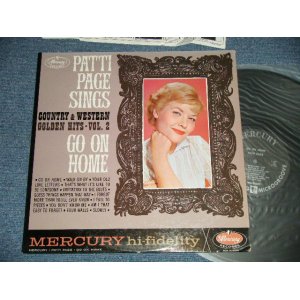 画像: PATTI PAGE - GO ON HOME : SINGS COUNTRY AND WESTERN GOLDEN HITS VOL.2  ( Ex++/Ex+++ EDSP )  /1962 US AMERICA ORIGINAL "BLACK with SILVER Print Label" MONO Used LP