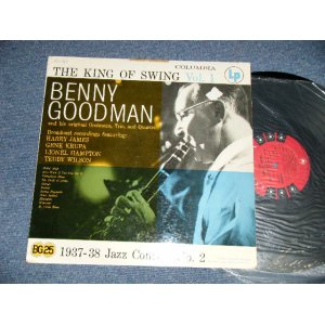 画像: The BENNY GOODMAN -  THE KING OF SWING VOL.1 (Ex+/Ex++ EDSP, TEAROFC) / 1956 US AMERICA Original  "6 EYES  Label"  MONO Used LP  