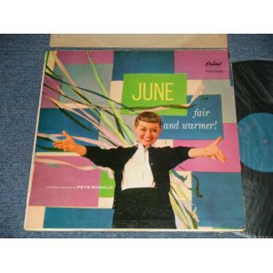 画像: JUNE CHRISTY -  FAIR AND WARMER!  ( Ex++/Ex++ Tape Seam) / 1957 US AMERICA ORIGINAL "1st Press TURQUOISE Label"  MONO Used LP 