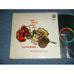 画像: LAURINDO ALMEIDA -  DUETS WITH THE SPANISH GUITAR (Ex+/Ex+++ EDSP) / 1958 US AMERICA ORIGINAL "BLACK with RAINBOW Capitol Logo on Left Label" MONO Used LP 