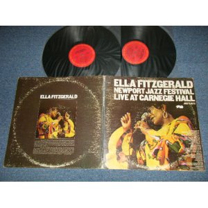 画像: ELLA FITZGERALD  - NEW YORK JAZZ FESTIVAL : LIVE AT CARNEGIE HALL  JULY 5, 197 3 (VG+/Ex+++ TEAROFC)  /  1973 US AMERICA ORIGINAL STEREO  Used  2-LP's