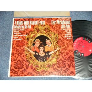 画像: EARL WRIGHTSON, LOIS HUNT(CLASSICAL Vocals)  - A NIGHT WITH RUDOLF FRIML  (Ex++/MINT-  EDSP) /  1961 US AMERICA ORIGINAL  "6 EYE'S LABEL"  MONO Used LP