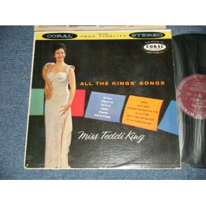 画像: TEDDIE KING - ALL THE KINGS' SONGS (Ex/Ex)  / 1959 US ORIGINAL "MAROON LABEL" STEREO Used LP