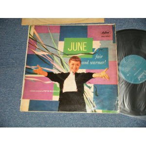 画像: JUNE CHRISTY -  FAIR AND WARMER!  ( Ex/VG+++) / 1957 UK ENGLAND ORIGINAL "1st Press TURQUOISE Label"  MONO Used LP 