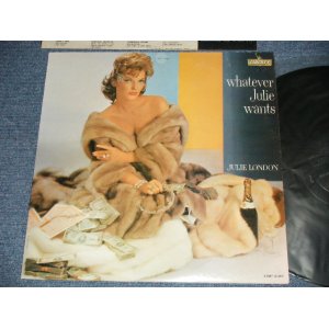 画像: JULIE LONDON - WHATEVER JULIE LONDON ( Ex+++/MINT- B-1:Ex+ )  / 1961 US AMERICA ORIGINAL "1st Press Label" MONO Used LP 